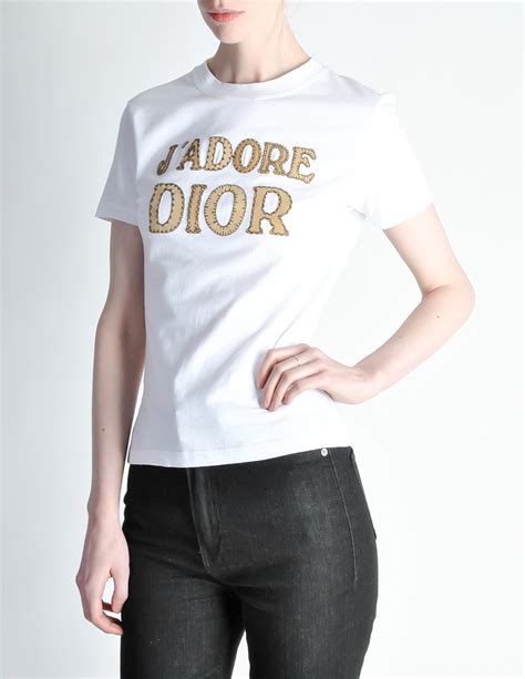 white dior t shirt womens|christian dior luxury shirt.